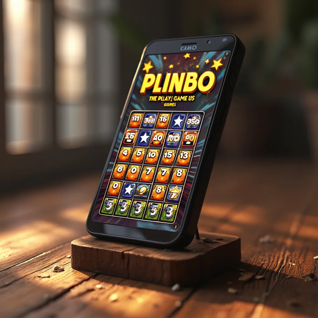 Interface de l'application PlinkoPlay